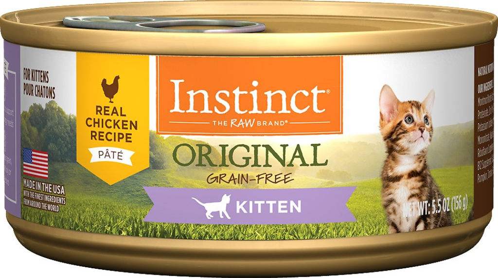 Instinct Kitten Grain-Free Real Chicken Recipe Natural Wet Canned Cat Food, 3-oz