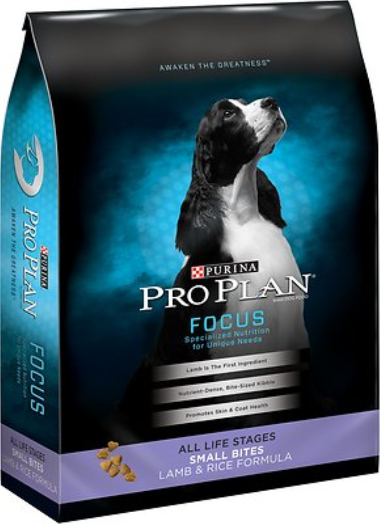 Purina Pro Plan Focus All Life Stages Small Bites Lamb & Rice Formula Dry Dog Food, 37.5-lb