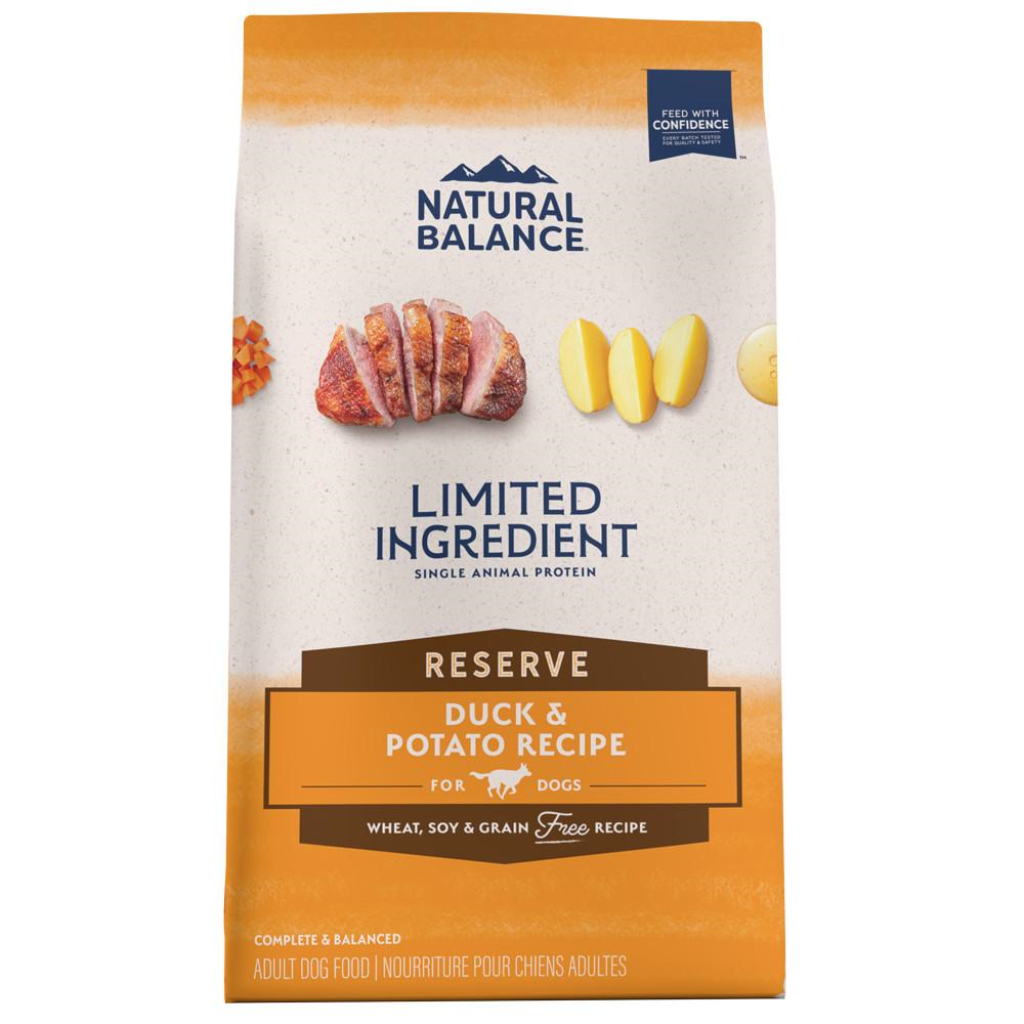 Natural Balance Limited Ingredient Reserve Duck & Potato Recipe Grain-Free Dry Dog Food, 22-lb