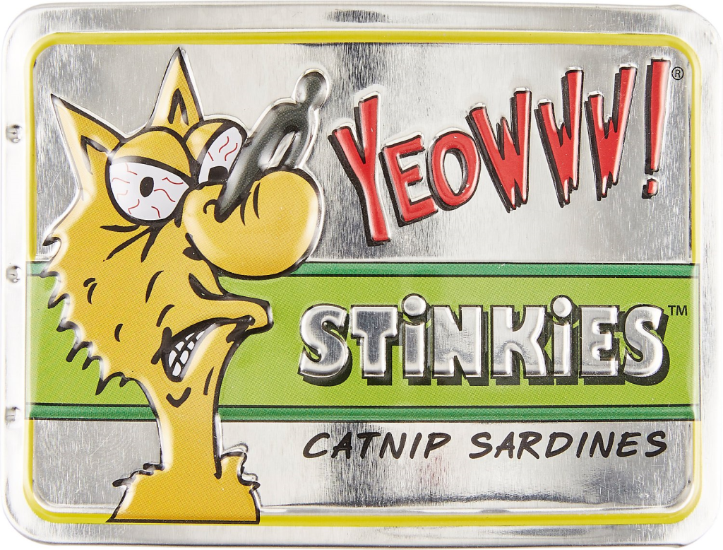 Yeowww! Stinkies Catnip Sardines Cat Toys, 3 count