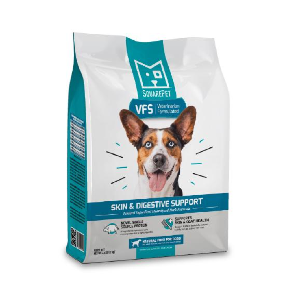 SquarePet VFS Skin & Digestive Support Formula Dry Dog Food, 4.4-lb