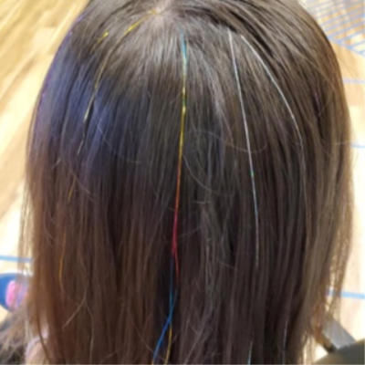 06 - Fairy Hair (3 beads -> 9 strands)