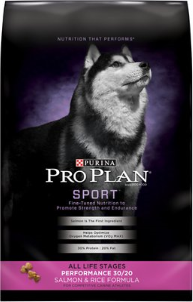 Purina Pro Plan Sport All Life Stages Performance 30/20 Salmon & Rice Formula Dry Dog Food, 33-lb