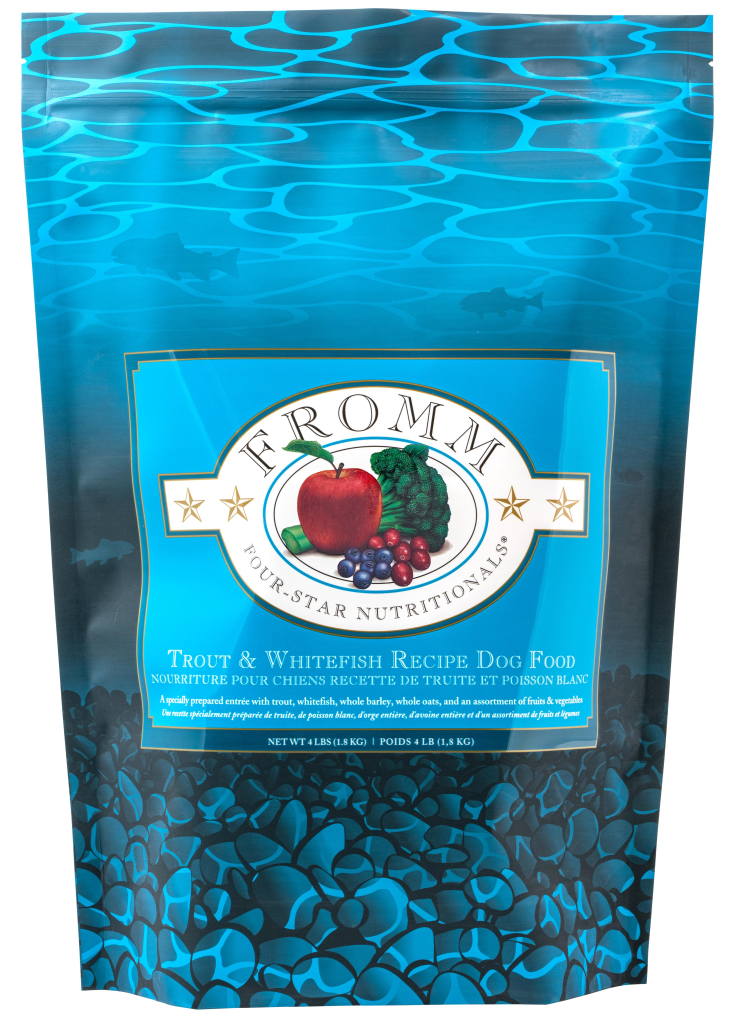 Fromm Four-Star Nutritionals Trout & Whitefish Dry Dog Food, 4-lb