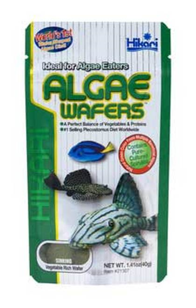 Hikari Algae Wafers Fish Food, 1.41-oz
