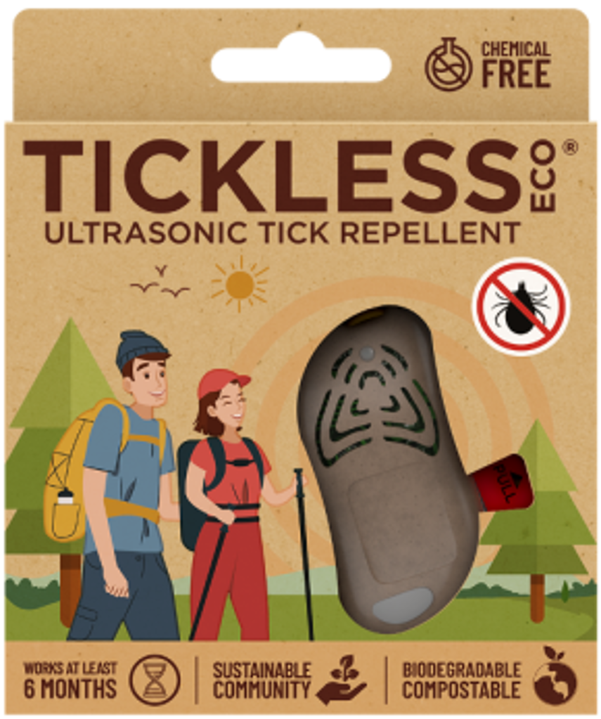 TICKLESS® ECO Human Ultrasonic Tick and Flea Repellent - Brown