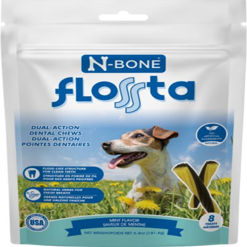 NPIC FLOSSta Dental Chews 8pk - Mint 6.4oz