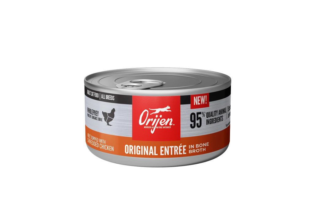 ORIJEN Super Premium Original Entrée in Bone Broth Wet Cat Food, 3-oz