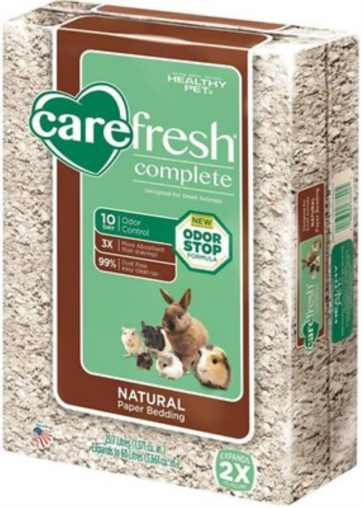 CareFresh Complete Small Animal Paper Bedding, Natural, 60-L