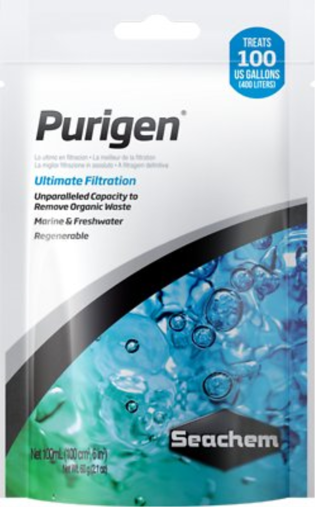 Seachem Purigen Ultimate Filtration for Marine & Freshwater Aquariums, 2.1-oz