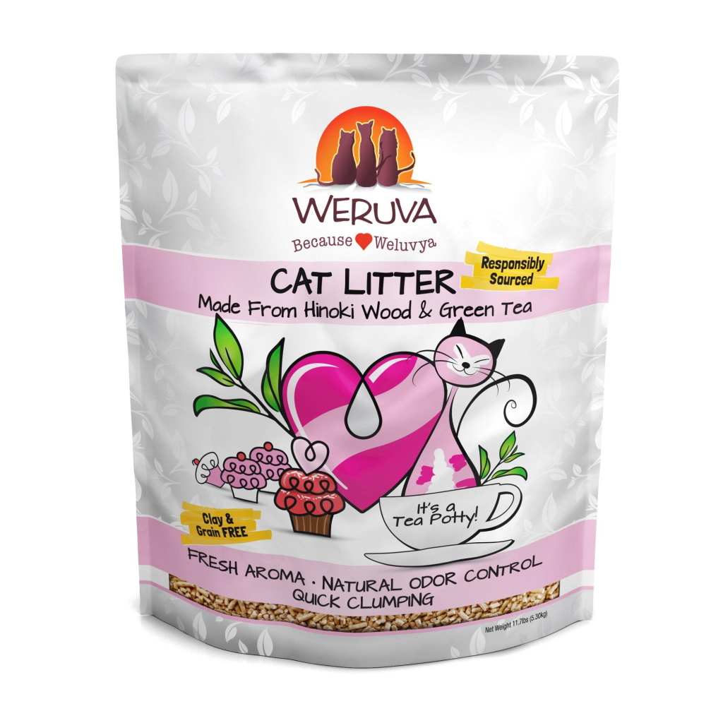 Weruva with Hinoki Wood & Green Tea Cat Litter, 11.7-lb