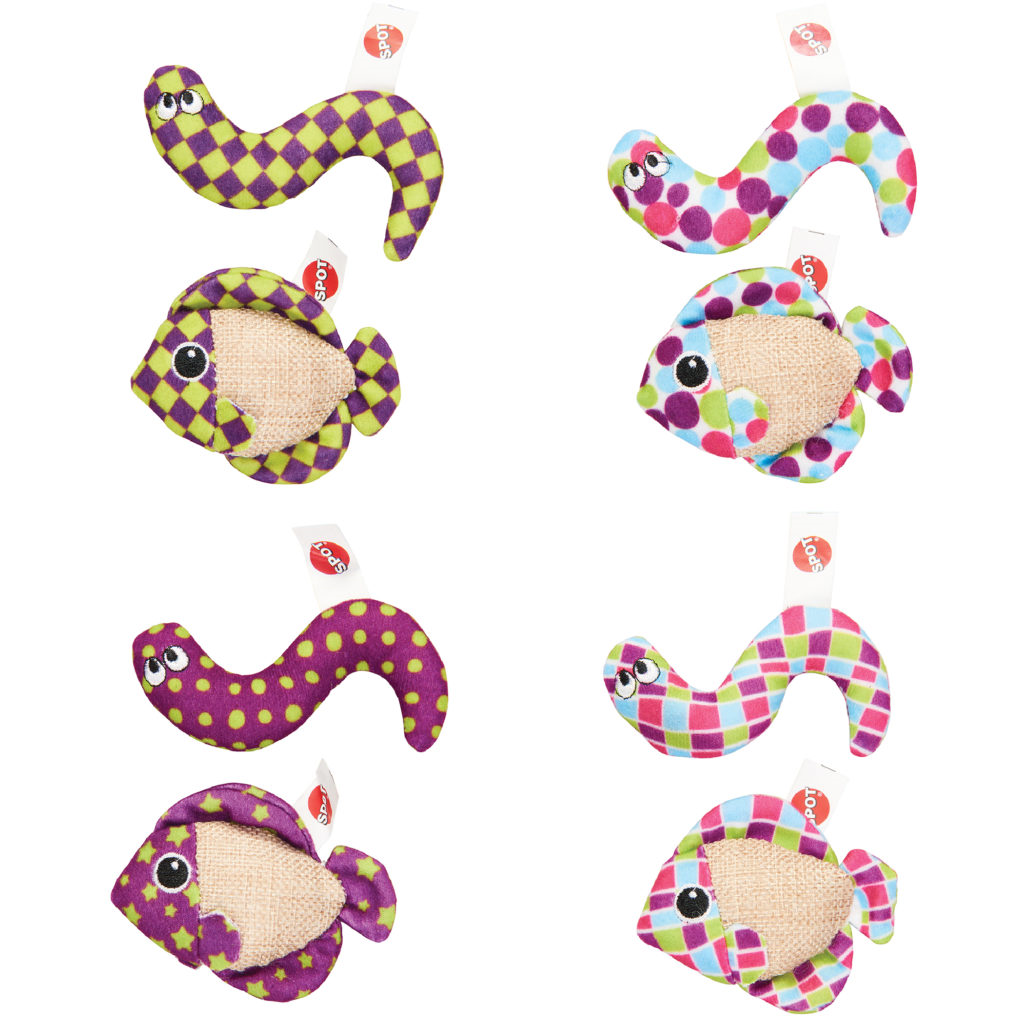 Ethical Pet Spot Catch N Release with Catnip Cat Toy, Color Varies