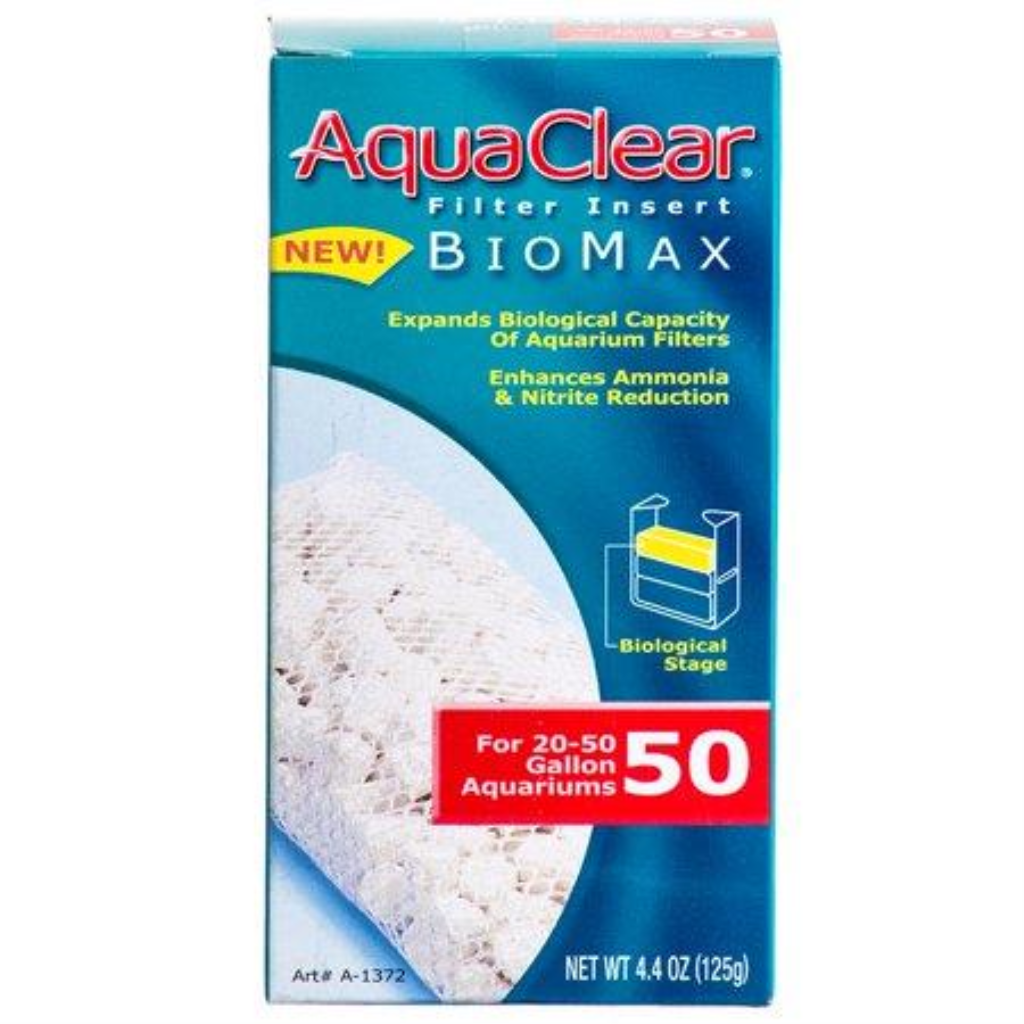 AquaClear 50 Biomax Aquarium Filter Media Insert, 4.4-oz