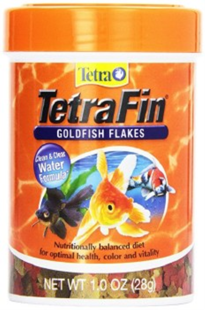 Tetra TetraFin Goldfish Flakes Fish Food, 1-oz