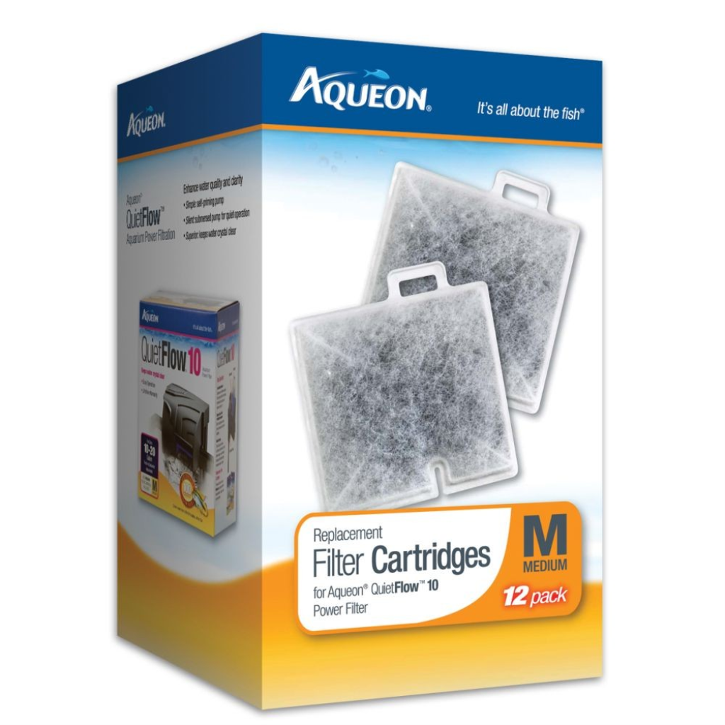 Aqueon Medium Filter Cartridge Replacement, 12-count