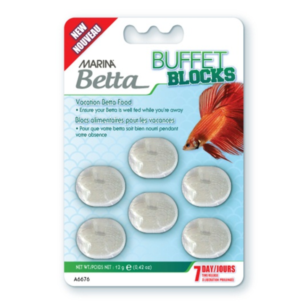Marina Betta Vacation Block Food, .42-oz