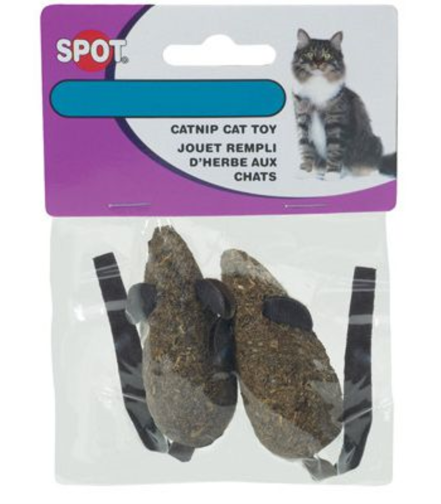 Ethical Pet Spot Candy Mice Catnip Cat Toy, 2-pk