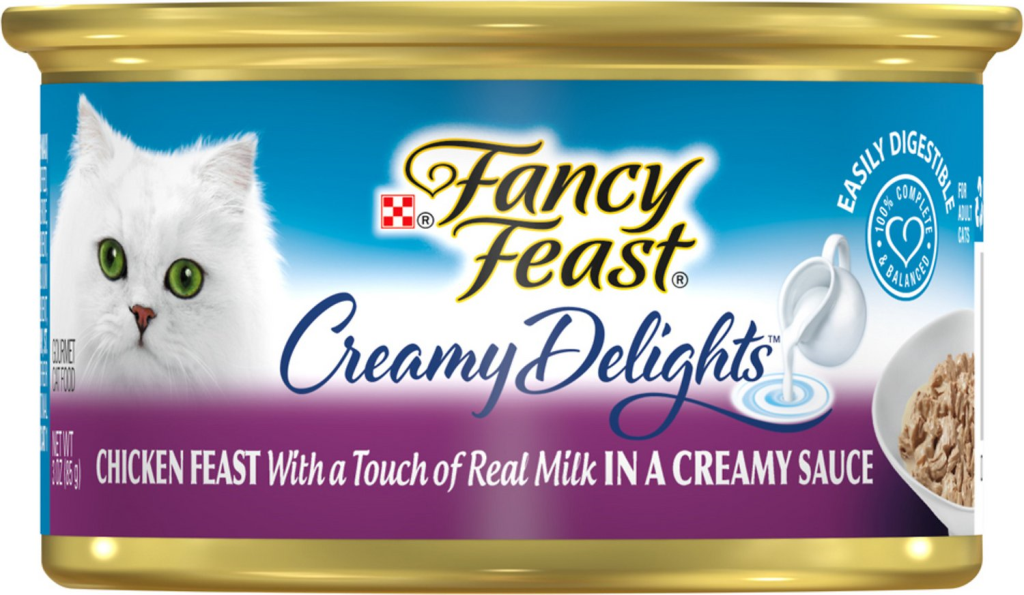 Fancy Feast Creamy Delights Chicken Feast in a Creamy Sauce Canned Cat Food, 3-oz