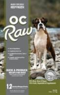 OC Raw Frozen Raw Duck & Produce 6 LB Patty