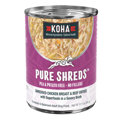 KOHA Shredded Chicken Breast & Beef for Dogs - 12.5 oz.