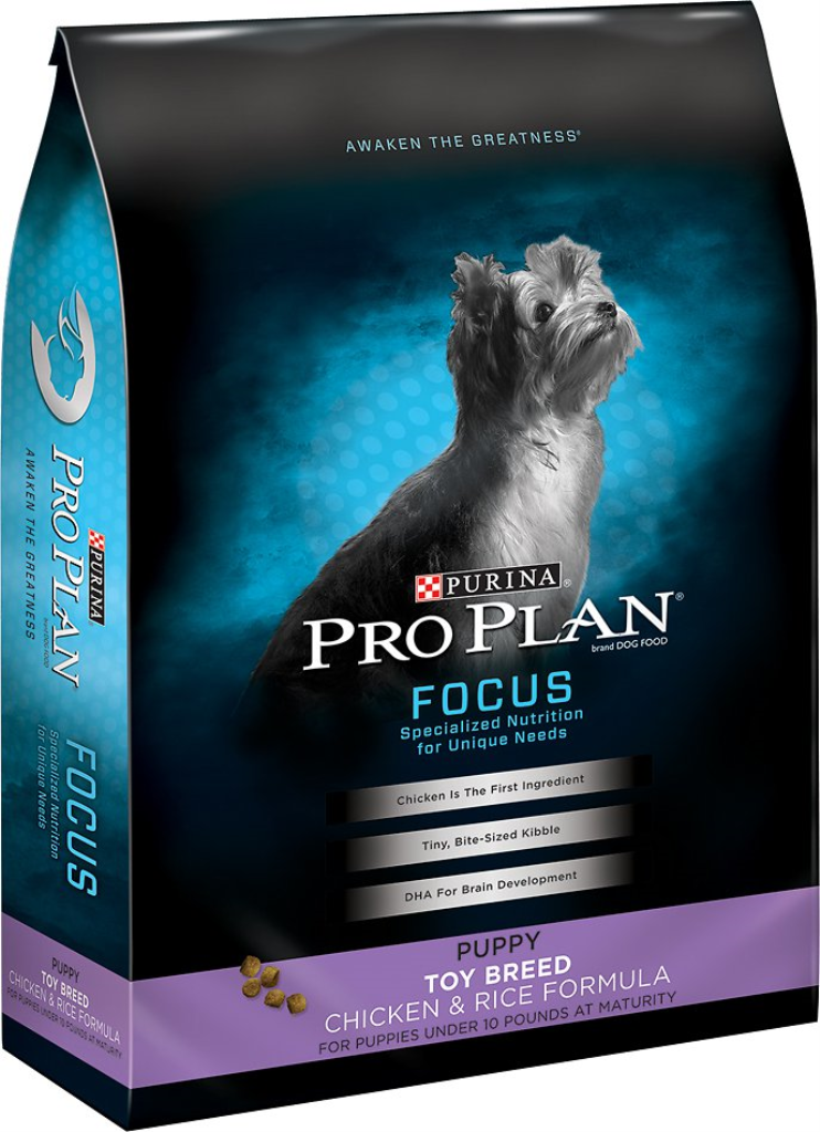 Purina Pro Plan Focus Puppy Toy Breed Formula Dry Dog Food, 5-lb