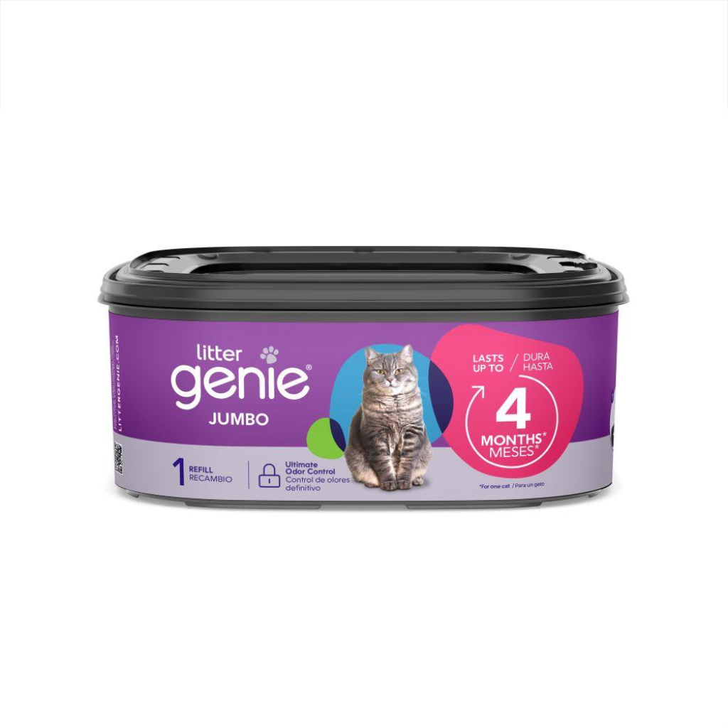 Litter Genie Jumbo Refill for Cat Litter Disposal System, 1-count