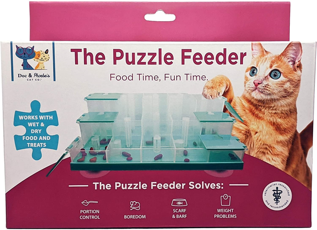 Doc & Phoebe Puzzle Feeder for Cats
