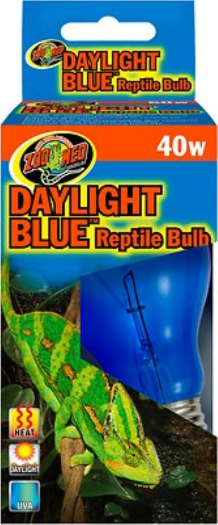 Zoo Med Daylight Blue Reptile Lamp, 40-Watt