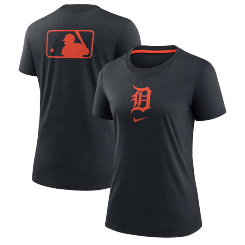 Detroit Tigers Nike Women’s Authentic Collection Early Work Tee – Navy