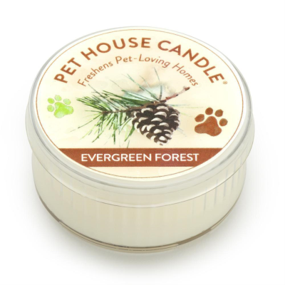 Pet House Candle Evergreen Forest Mini