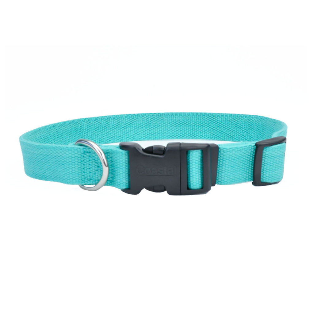 New Earth Soy Adjustable Dog Collar, Mint, 3/8-inx6-8-in