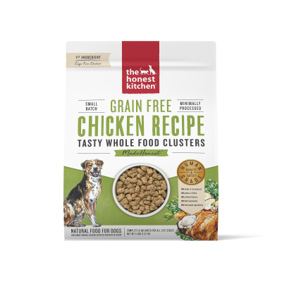 The Honest Kitchen Whole Food Clusters Chicken Grain-Free Dry Dog Food, 5-lb