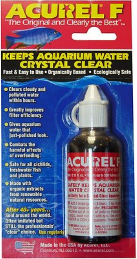 Acurel F Aquarium Water Clarifier, 50-mL bottle