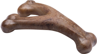 Benebone Bacon Flavored Wishbone Dog Chew Toy, Small