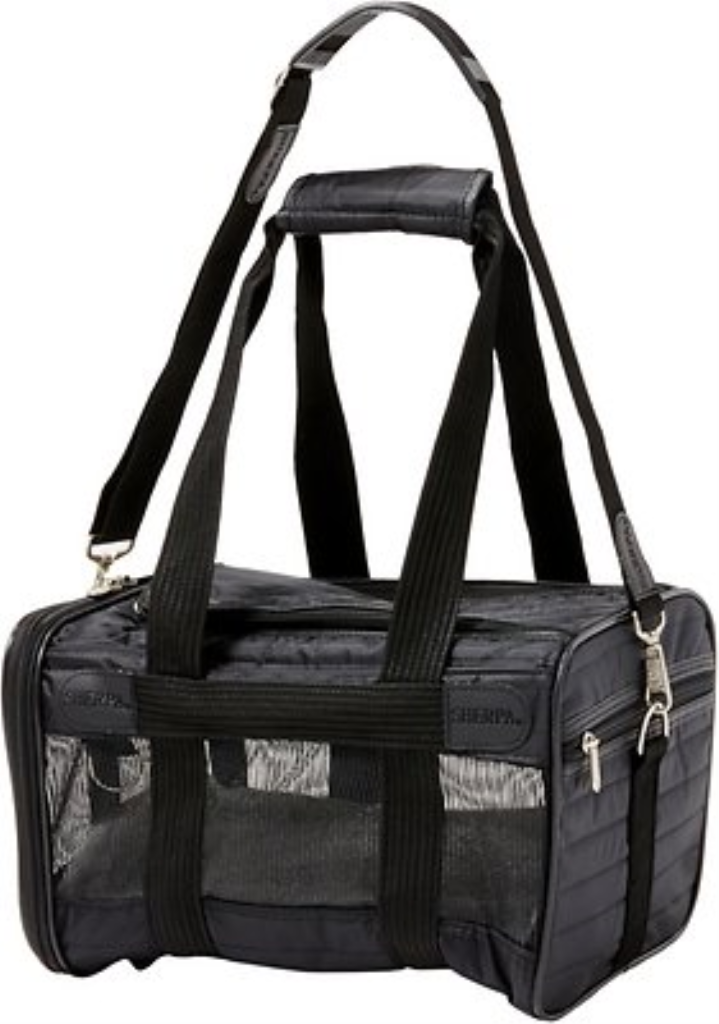 Sherpa Original Deluxe Pet Carrier, Black, Small