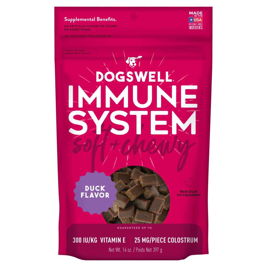 Dogswell Immune System Duck Soft & Chewy Dog Treats, 14-oz