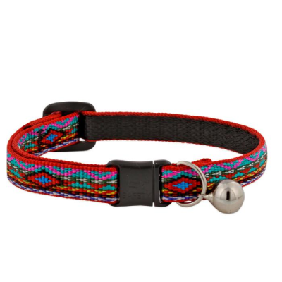 Lupine Pet Original Designs Safety Collar with Bell for Cats, El Paso, 1/2-in x 8-12-in