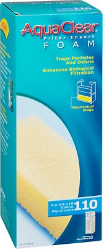 AquaClear Foam Filter Insert, Size 110, 1-count