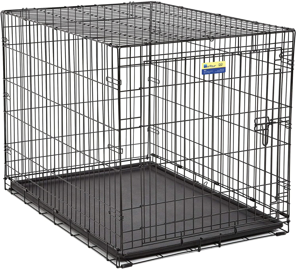 MidWest Crate Contour Single Door Dog Crate, 42-in
