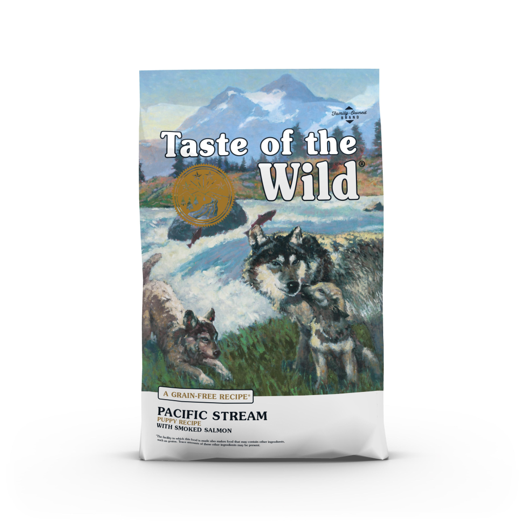 Taste of the Wild Pacific Stream Puppy Formula Grain-Free Dry Dog Food, 5-lb