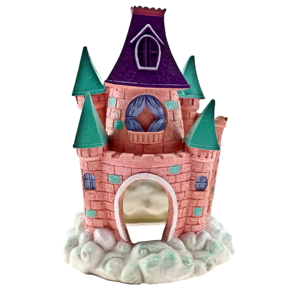Blue Ribbon Exotic Environments Pink Pixie Castle Aquarium Ornaments