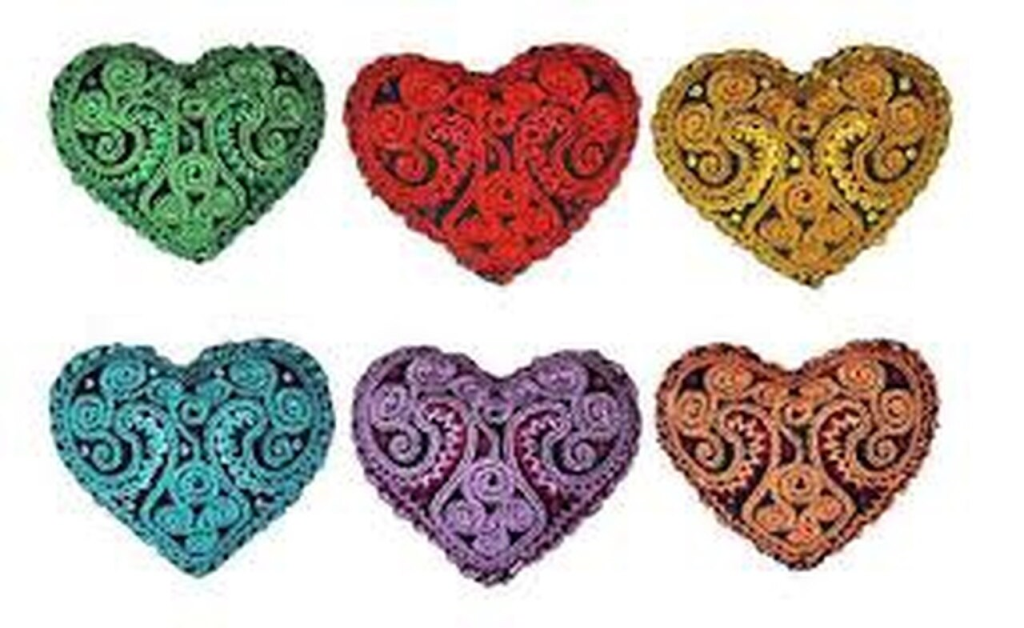Goli Design Chimey Heart Cat Toy, Assorted Colors