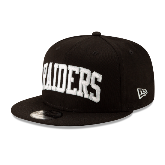 Las Vegas Raiders Black and White Arched 9Fifty