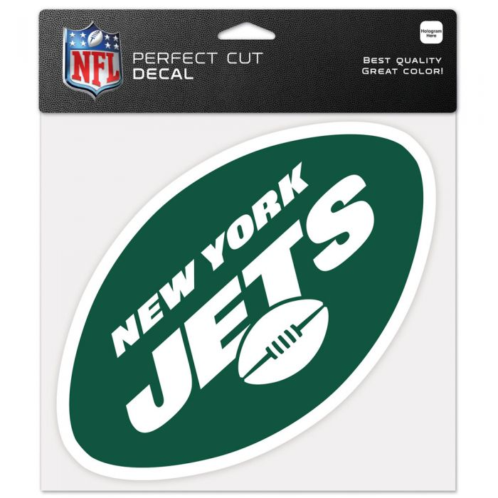 New York Jets Perfect Cut Colour Decal 8" x 8"