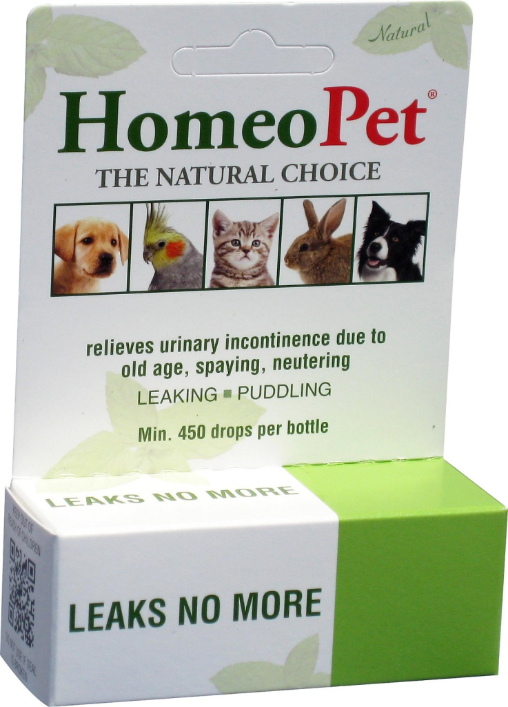 HomeoPet Leaks No More Dog, Cat, Bird & Small Animal Supplement, 450 drops