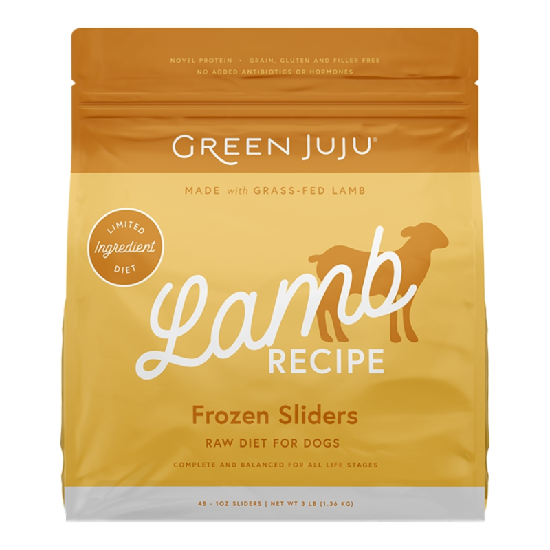Green Juju Frozen Sliders Lamb 3lbs - Hot Diggity Cape Cod