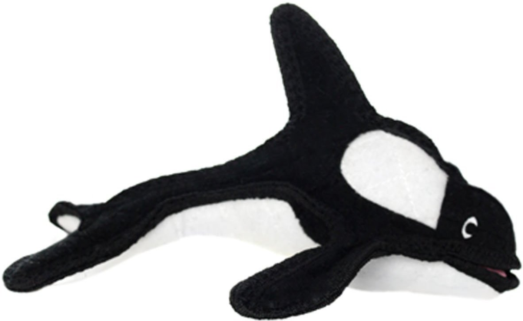 Tuffy Ocean Creatures Killer Whale Dog Toy