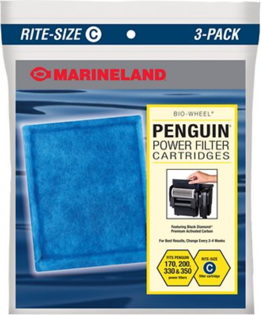 Marineland Bio-Wheel Penguin Rite-Size C Filter Cartridge, 3 count