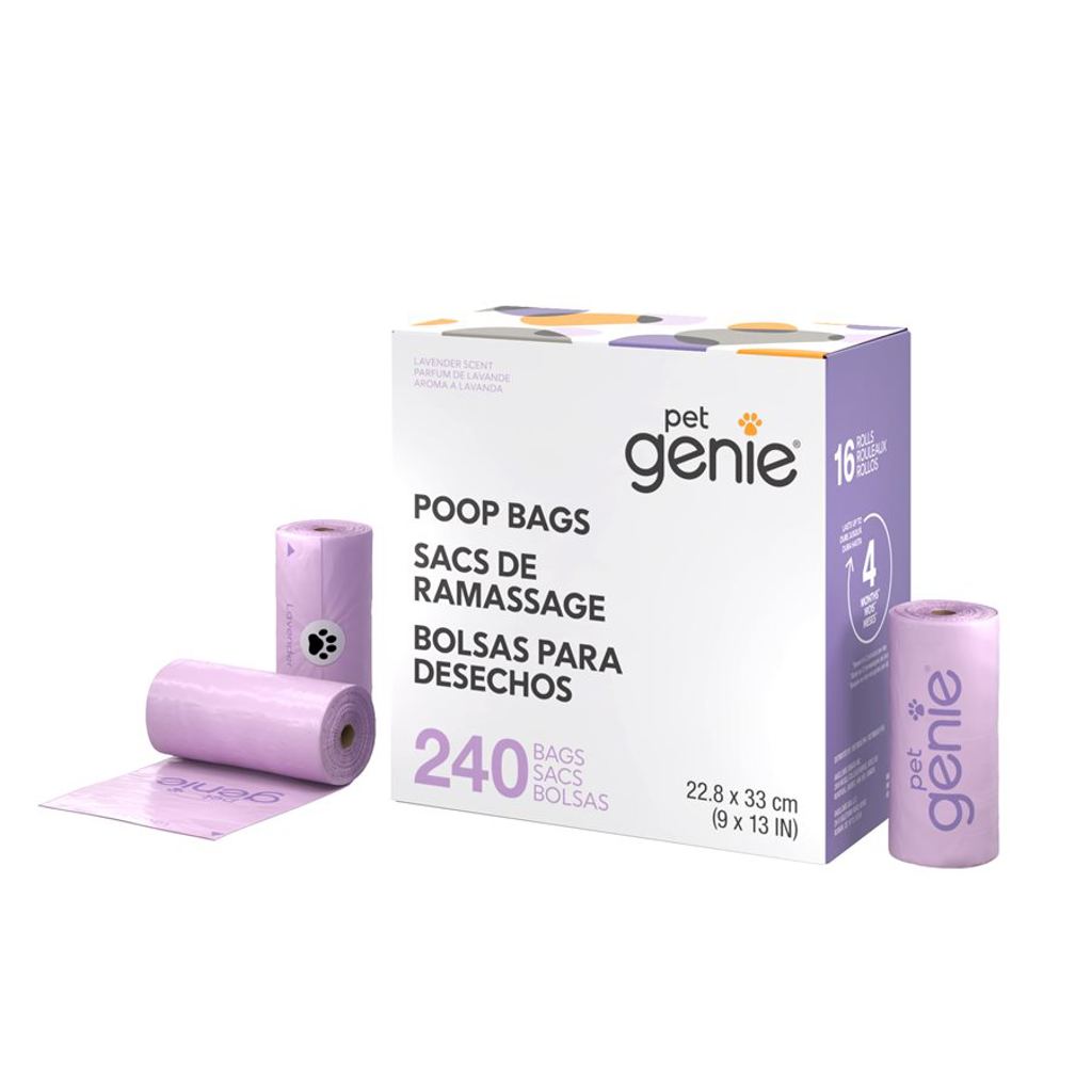 Pet Genie Dog Poop Bags - 16 Rolls (240 bags)