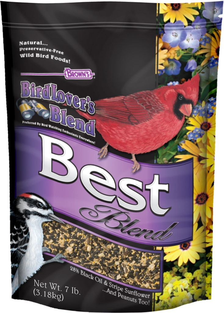 Brown's Bird Lover's Blend Best Blend Wild Bird Food, 7-lb